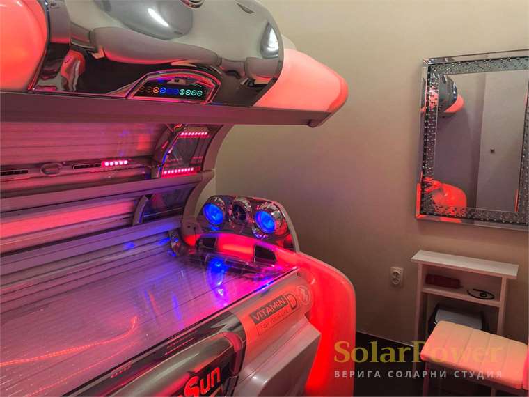 Соларно студио SolarPower Pulse Fitness & Spa Mladost - солариум megaSun 7900 Alpha Deluxe