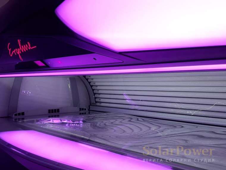 Соларно студио SolarPower Тракия – Ergoline Prestige 1400 – лукс на най-високо: аква, арома, климатроник плюс, комфортно охлаждане плюс