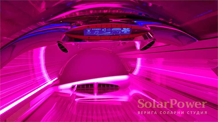 Соларно студио SolarPower Pulse Fitness & Spa Bulgaria - солариум megaSun 7900 Alpha