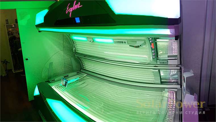 Соларно студио SolarPower Pulse Fitness & Spa Bulgaria - солариум Ergoline Prestige 1400