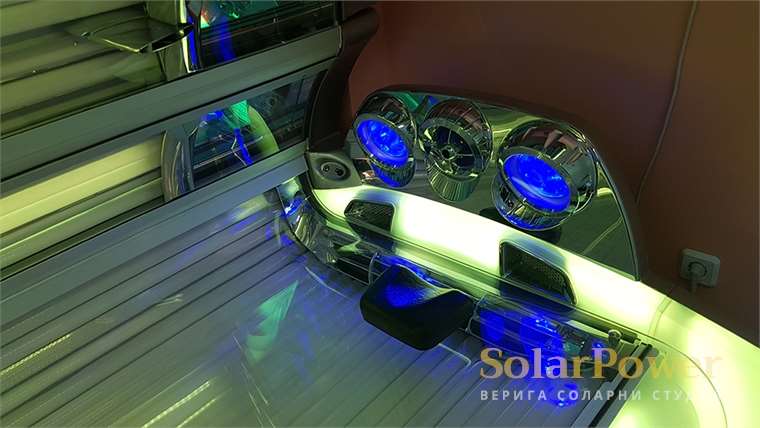 Соларно студио SolarPower Pulse Fitness & Spa Plovdiv - солариум  megaSun 7900 Alpha intelliSun