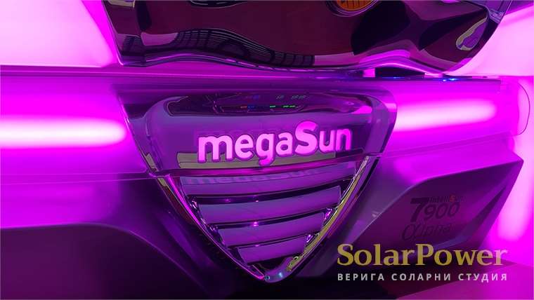 Соларно студио SolarPower Pulse Fitness & Spa Plovdiv - солариум  megaSun 7900 Alpha intelliSun