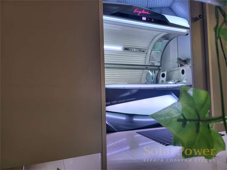 Соларно студио SolarPower Стрелбище - солариум Ergoline Prestige 1400 Intelligent Performance
