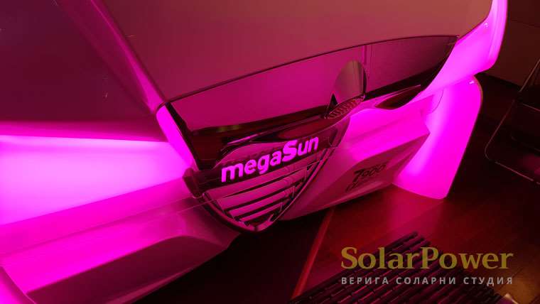 Соларно студио SolarPower Pulse Fitness & Spa Bulgaria - солариум megaSun 7900 Alpha
