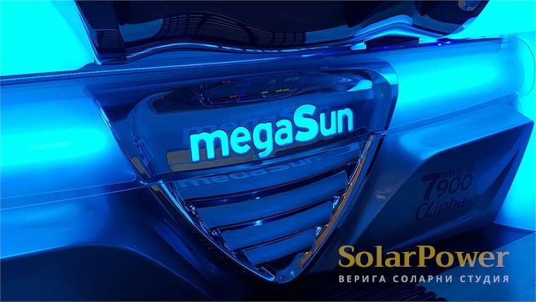 Соларно студио SolarPower Pulse Fitness & Spa Plovdiv - солариум  megaSun 7900 Alpha intelliSun