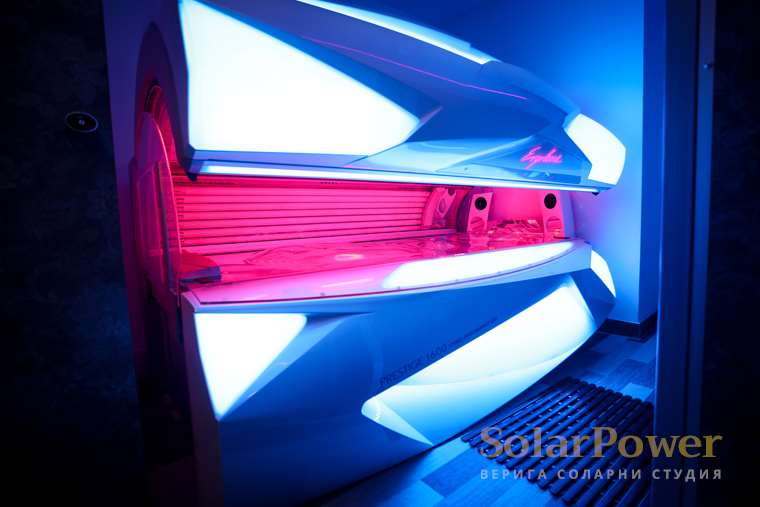 Соларно студио SolarPower София Център - Солариум Ergoline Prestige 1600 - лукс на най-високо ниво и всички функции за комфорт, които може да си представите