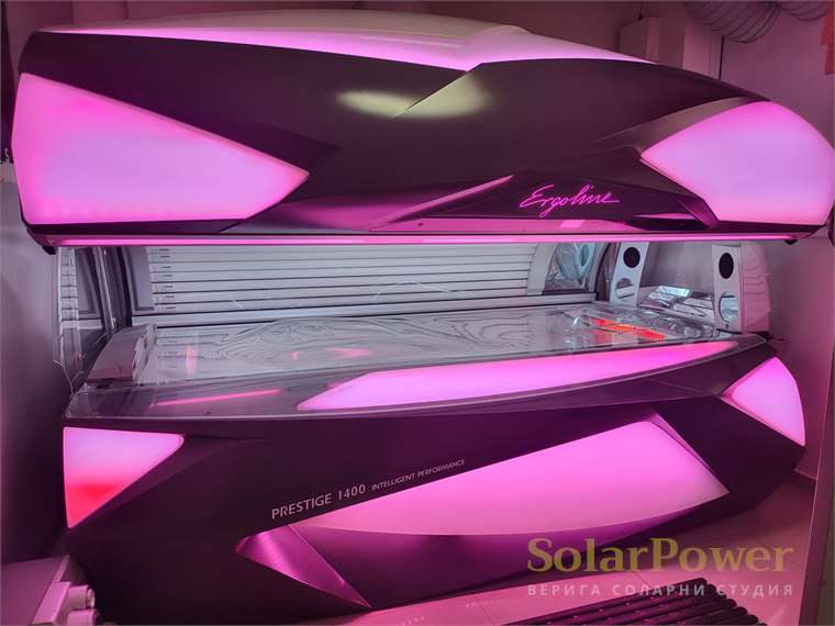 Соларно студио SolarPower Стрелбище - солариум Ergoline Prestige 1400 Intelligent Performance